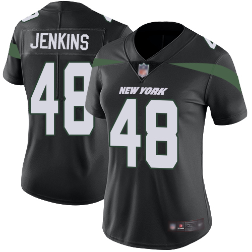 New York Jets Limited Black Women Jordan Jenkins Alternate Jersey NFL Football 48 Vapor Untouchable